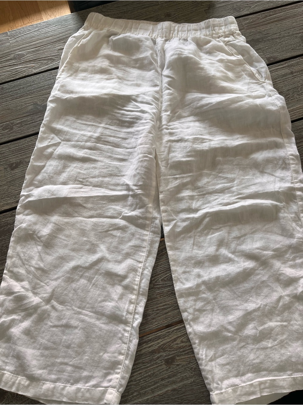 Cynthia Rowley 100% linen pants. Size L.